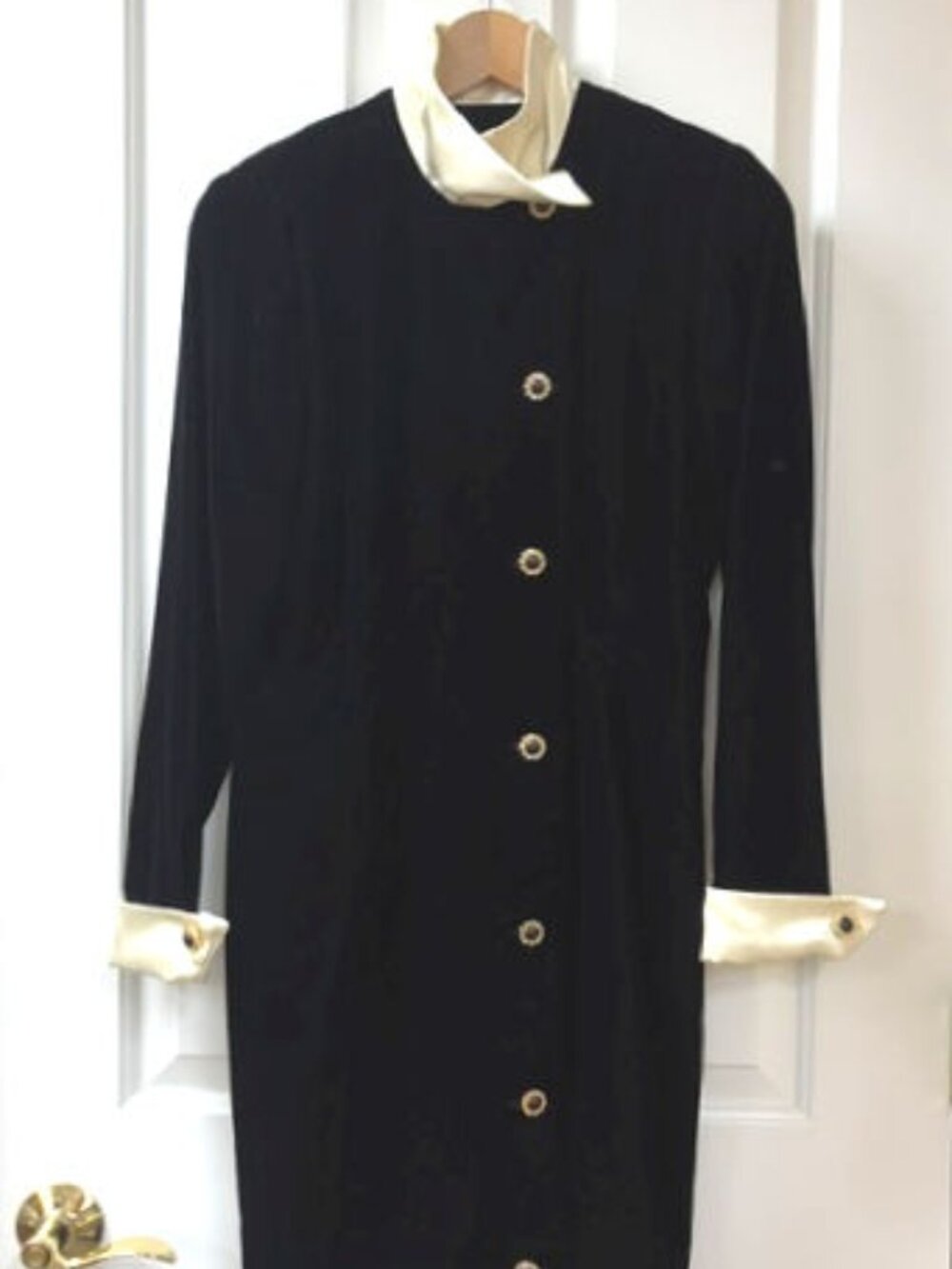 Classic Vintage Size 8 JG Hook Velvet Dress